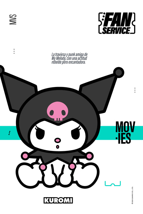 Card slide image -  PACK X2 PANTIES MY MELODY & KUROMI NEGRO Y LILA PARA MUJER