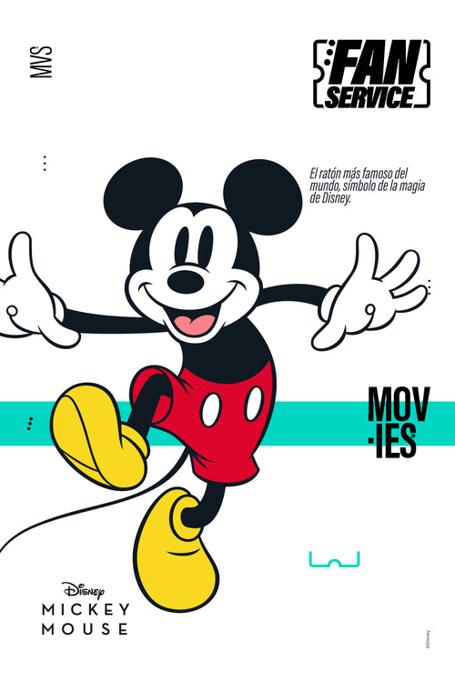 Card slide image -  CHAQUETA DE MICKEY MOUSE MULTICOLOR ABIERTA PARA MUJER