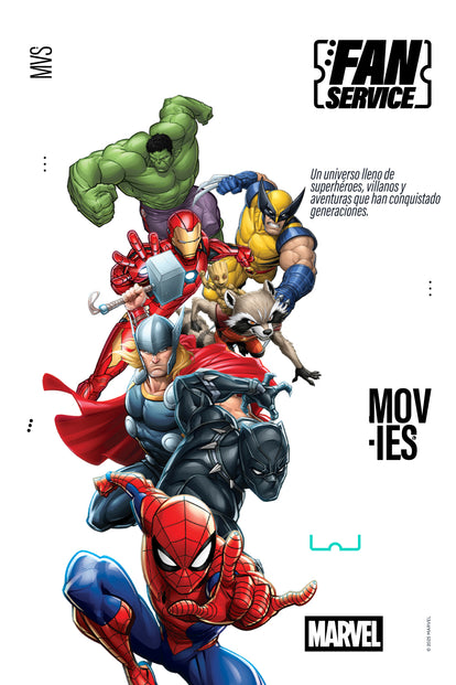 PANTALONETA DE BAÑO DE MARVEL MULTICOLOR PARA HOMBRE