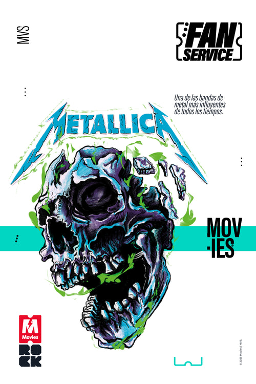 Card slide image -  CAMISETA DE METALLICA BOXY FIT PARA MUJER