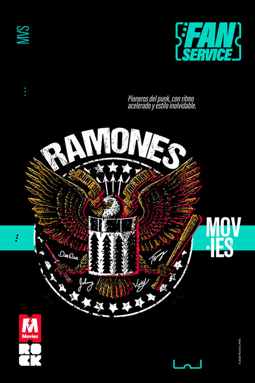 Card slide image -  CAMISETA DE RAMONES REGULAR FIT PARA HOMBRE