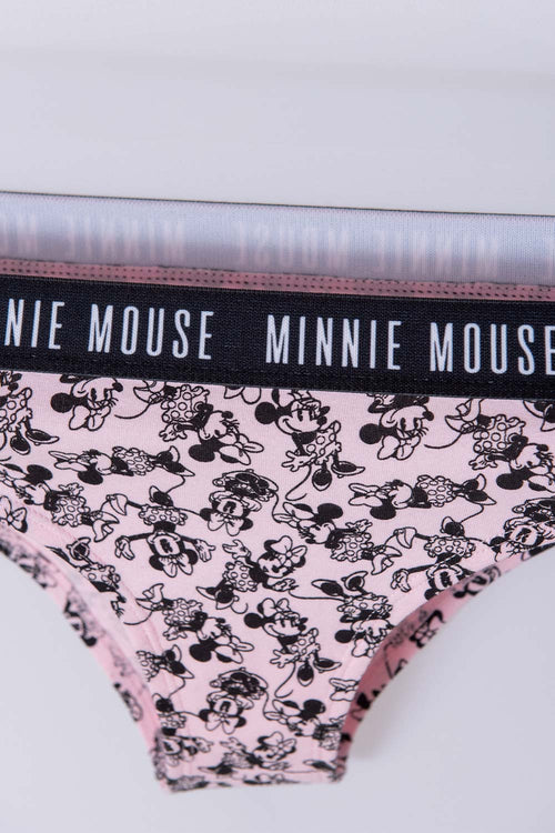 Card slide image -  PANTY DE MINNIE CON ELÁSTICO ROSADO PARA MUJER