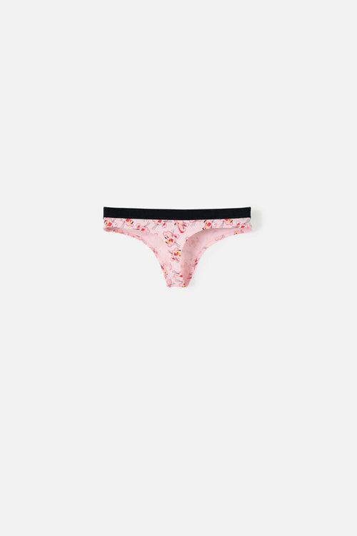 Card slide image -  PANTY DE LA PANTERA ROSA CON ELÁSTICO ROSADO PARA MUJER