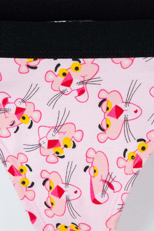 Card slide image -  PANTY DE LA PANTERA ROSA CON ELÁSTICO ROSADO PARA MUJER