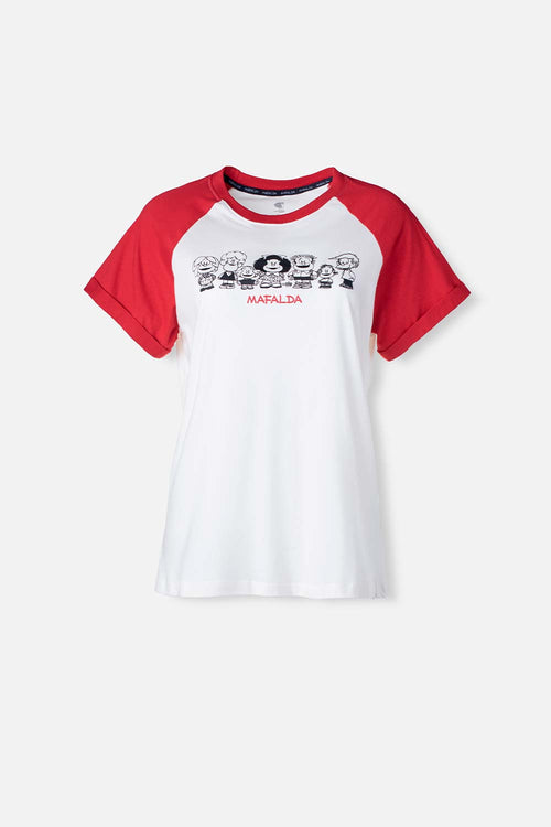 Card slide image -  CAMISETA DE MAFALDA REGULAR FIT PARA MUJER