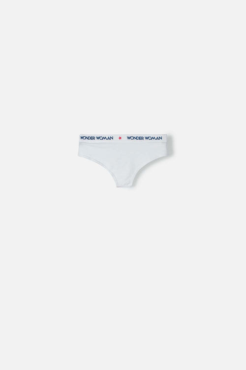 Card slide image -  PANTY DE WONDER WOMAN CON ELÁSTICO BLANCO PARA MUJER