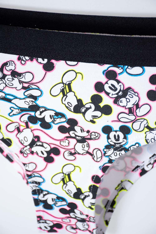 Card slide image -  PACK X2 PANTIES DE MINNIE MOUSE BLANCA Y NEGRA PARA MUJER