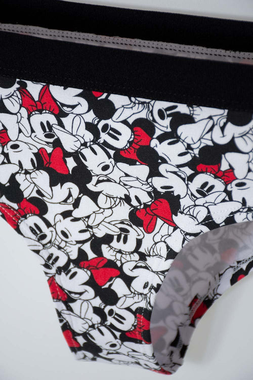 Card slide image -  PACK X2 PANTIES DE MINNIE MOUSE BLANCA Y MULTICOLOR PARA MUJER