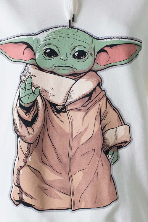 Card slide image -  BUZO DE MANDALORIAN MARFIL CERRADO PARA MUJER