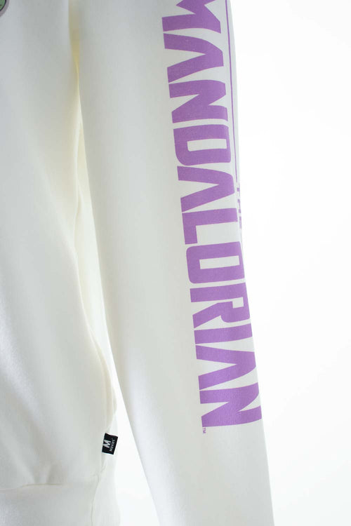 Card slide image -  BUZO DE MANDALORIAN MARFIL CERRADO PARA MUJER