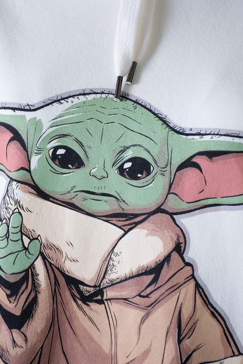 Card slide image -  BUZO DE MANDALORIAN MARFIL CERRADO PARA MUJER