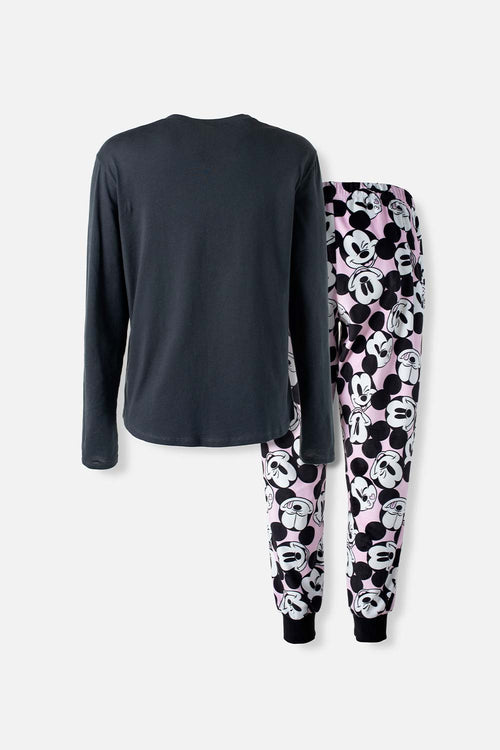 Card slide image -  PIJAMA DE MICKEY MOUSE NEGRA PARA MUJER