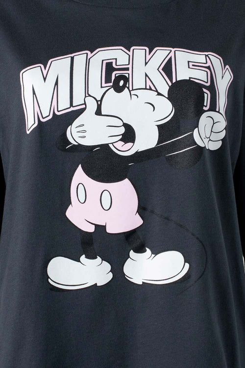 Card slide image -  PIJAMA DE MICKEY MOUSE NEGRA PARA MUJER
