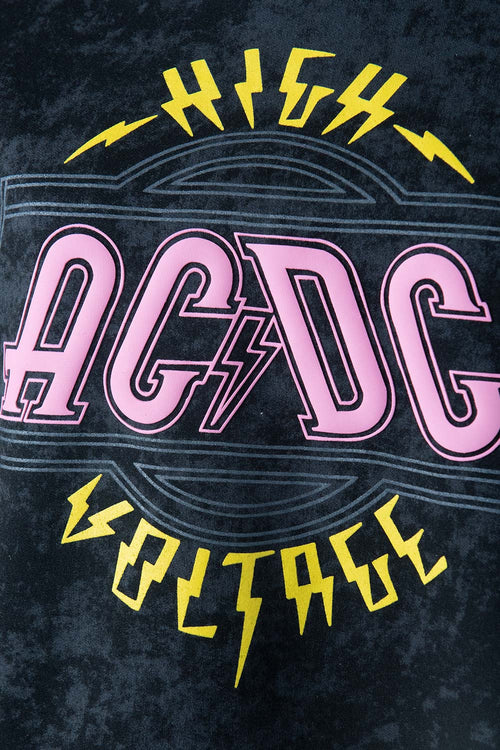 Card slide image -  BUZO DE AC/DC GRIS TIPO CROP PARA MUJER