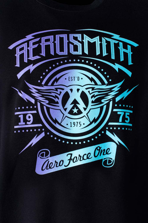 Card slide image -  BUZO DE AEROSMITH NEGRO DISEÑO CERRADO GÉNERO NEUTRO