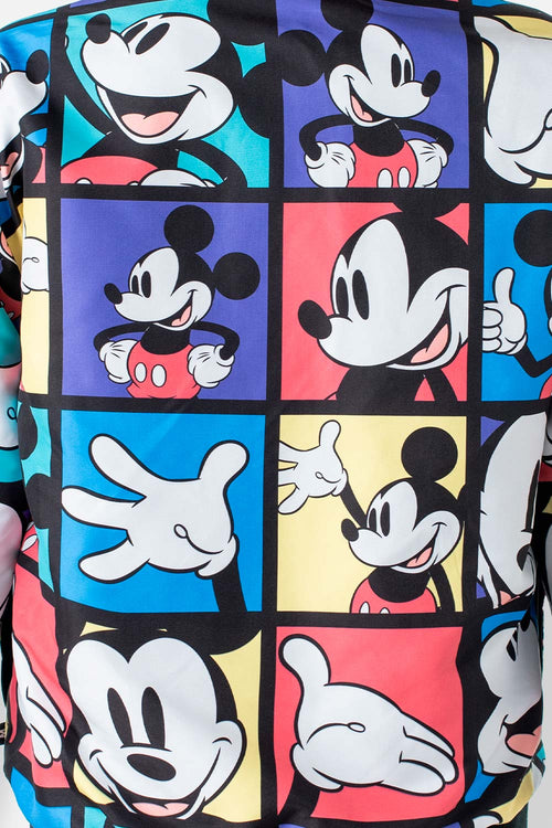 Card slide image -  CHAQUETA DOBLE FAZ DE MICKEY MOUSE CON CIERRE MULTICOLOR Y NEGRO PARA MUJER