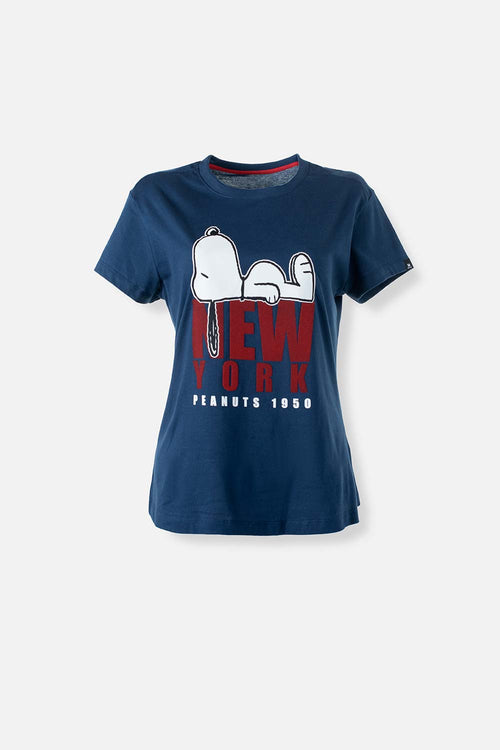 Card slide image -  CAMISETA DE SNNOPY SLIM FIT PARA MUJER