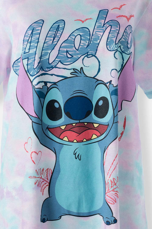 Card slide image -  PIJAMA DE STITCH MULTICOLOR TIPO BATOLA PARA MUJER