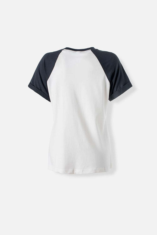 Card slide image -  CAMISETA DE MICKEY MOUSE GRIS Y MARFIL MANGA CORTA PARA MUJER