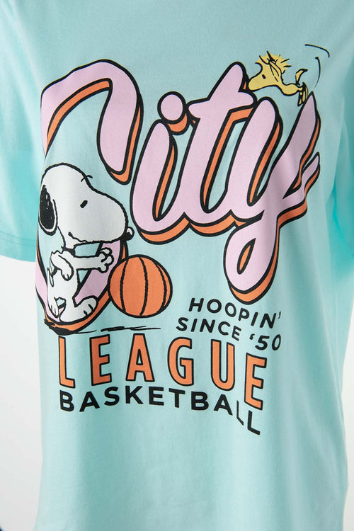 Card slide image -  CAMISETA DE SNOOPY REGULAR FIT PARA MUJER