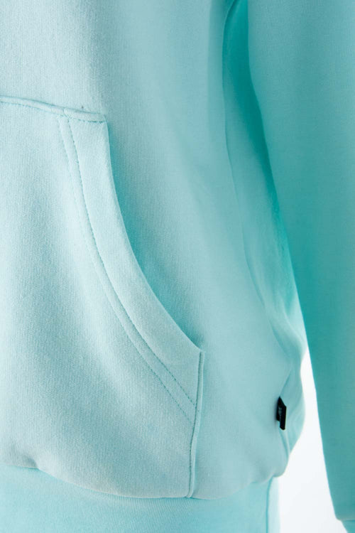 Card slide image -  BUZO DE SNOOPY CERRADO CON CAPUCHA VERDE AZUL PARA MUJER