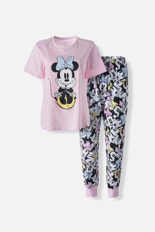 Card slide image -  PIJAMA DE MINNIE MOUSE DE PANTALÓN LARGO MULTICOLOR PARA MUJER