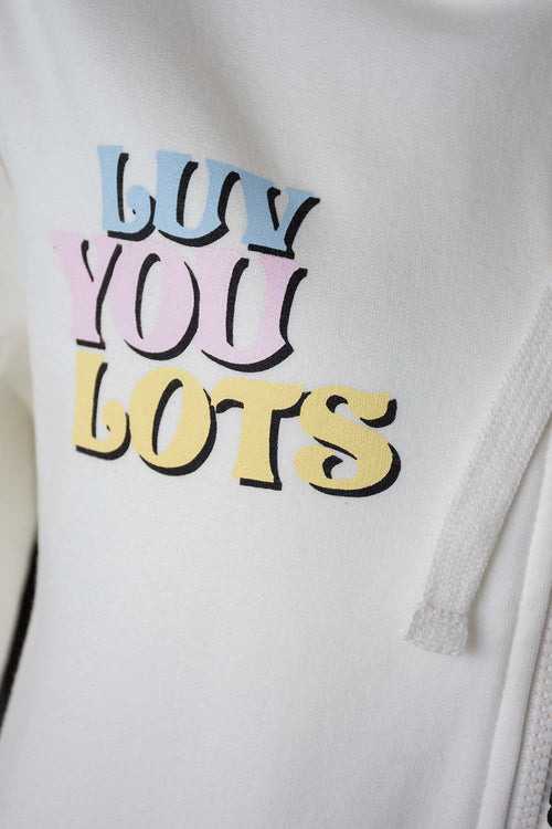 Card slide image -  BUZO DE MINNIE MOUSE CON CIERRE Y CAPUCHA MARFIL PARA MUJER