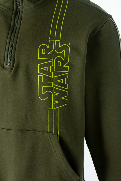 Card slide image -  BUZO DE STAR WARS CERRADO VERDE MILITAR PARA HOMBRE