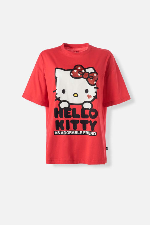 Card slide image -  CAMISETA DE HELLO KITTY RELAX FIT PARA MUJER