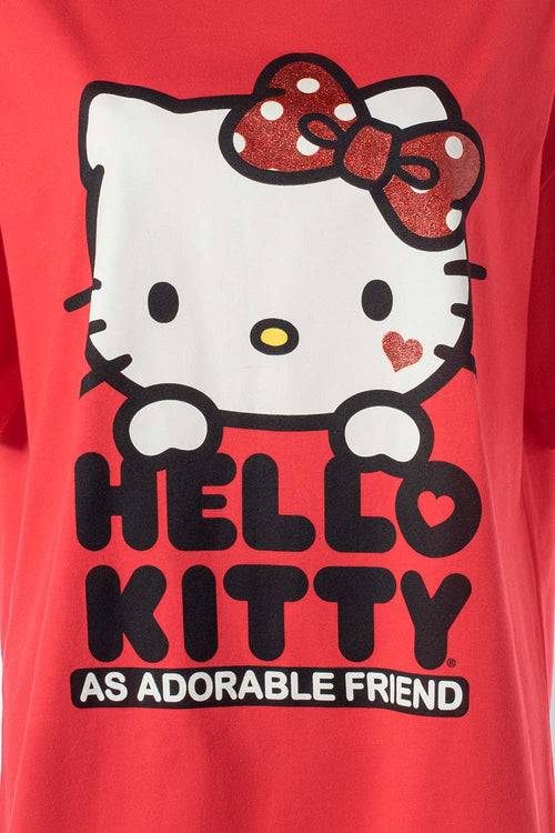 Card slide image -  CAMISETA DE HELLO KITTY RELAX FIT PARA MUJER