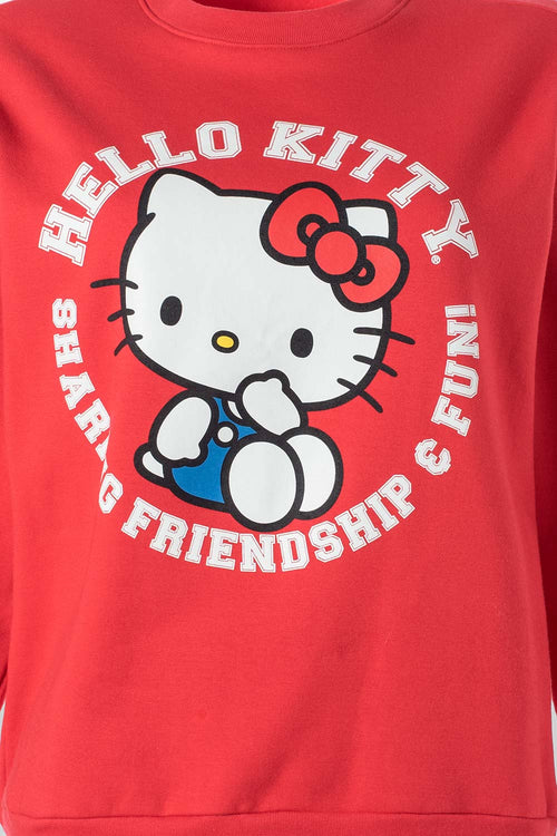 Card slide image -  BUZO DE HELLO KITTY CERRADO ROJO PARA MUJER