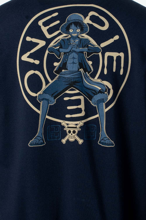 Card slide image -  BUZO DE ONE PIECE CON CIERRE AZUL PARA HOMBRE