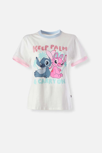 CAMISETA DE STITCH REGULAR FIT PARA MUJER