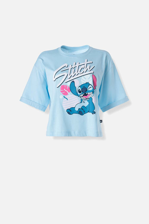Card slide image -  CAMISETA DE STITCH BOXY FIT PARA MUJER