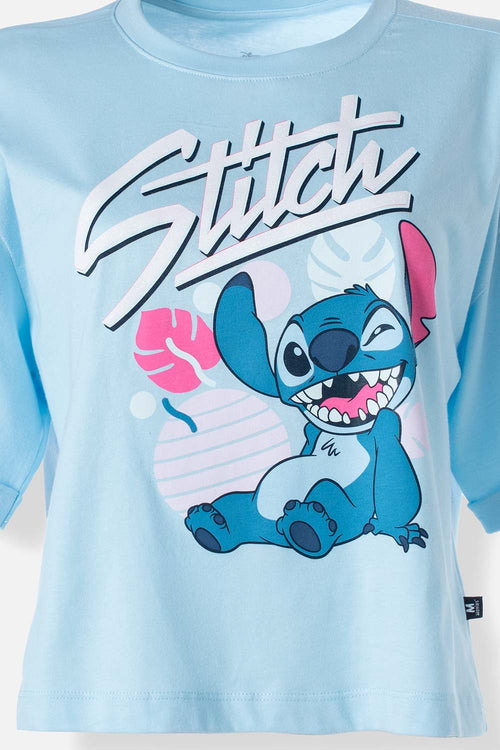 Card slide image -  CAMISETA DE STITCH BOXY FIT PARA MUJER