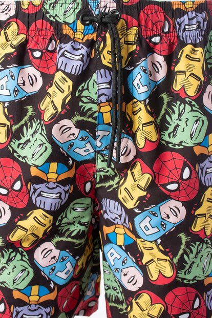 PANTALONETA DE BAÑO DE MARVEL MULTICOLOR PARA HOMBRE