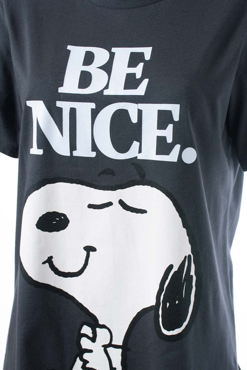 Card slide image -  PIJAMA DE SNOOPY GRIS Y AZUL CLARO DE PANTALÓN LARGO PARA MUJER