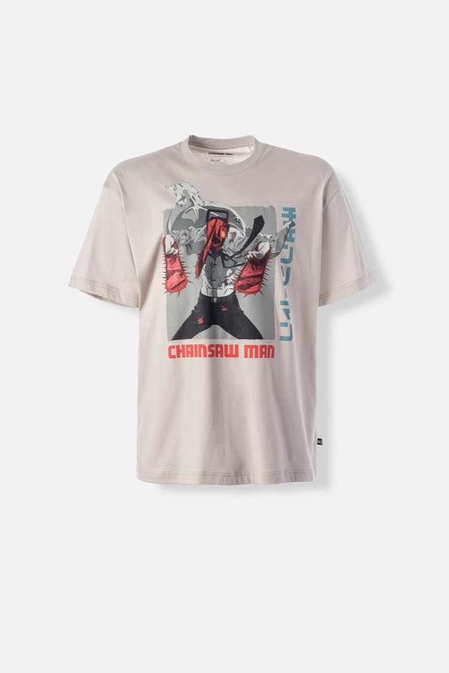 Card slide image -  CAMISETA DE CHAINSAW MAN RELAX FIT PARA HOMBRE
