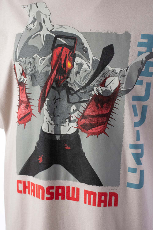 Card slide image -  CAMISETA DE CHAINSAW MAN RELAX FIT PARA HOMBRE