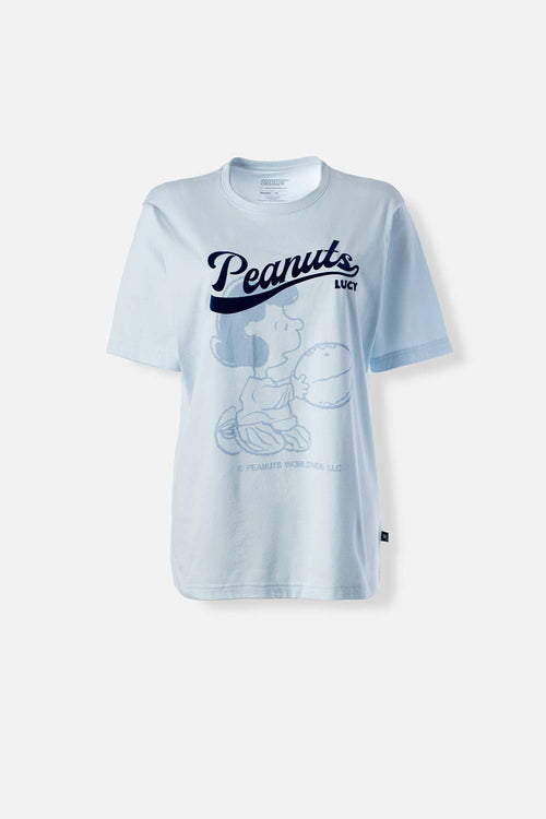 Card slide image -  CAMISETA DE SNOOPY AZUL REGULAR FIT PARA MUJER