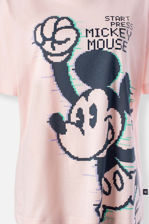 Card slide image -  CAMISETA DE MICKEY MOUSE REGULAR FIT PARA MUJER