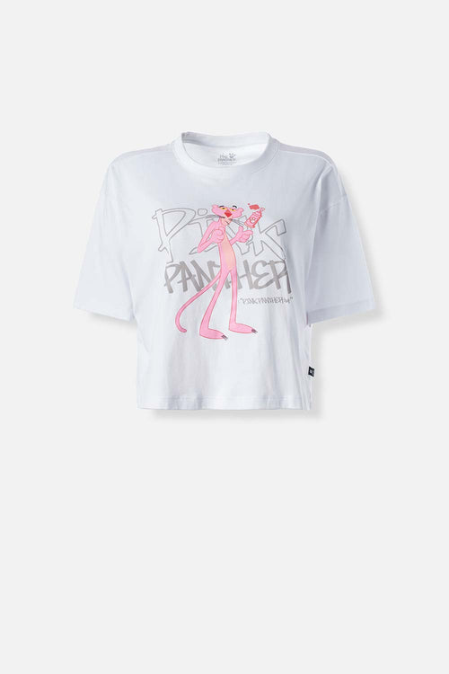 Card slide image -  CAMISETA DE LA PANTERA ROSA BOXY FIT PARA MUJER