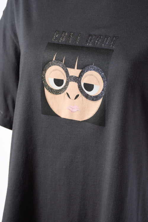 Card slide image -  CAMISETA DE EDNA MODA RELAX FIT PARA MUJER