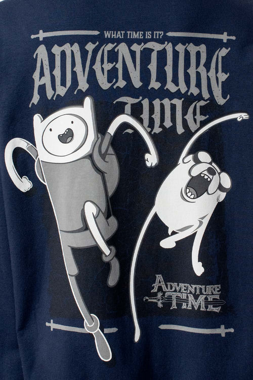 Card slide image -  BUZO  DE ADVENTURE TIME CERRADO AZUL PARA HOMBRE