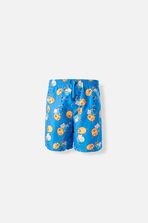 Card slide image -  PANTALONETA DE BAÑO ADVENTURE TIME AZUL PARA HOMBRE