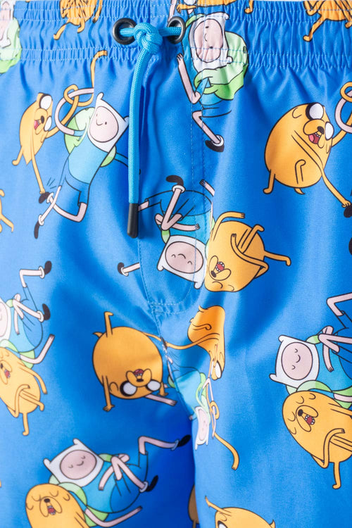 Card slide image -  PANTALONETA DE BAÑO ADVENTURE TIME AZUL PARA HOMBRE
