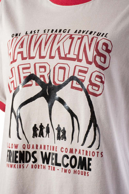 CAMISETA DE STRANGER THINGS REGULAR FIT PARA MUJER