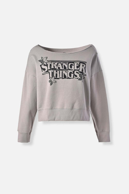 Card slide image -  BUZO DE STRANGER THINGS OVERSIZED FIT PARA MUJER
