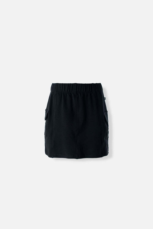 Card slide image -  FALDA DE MOVIES TIPO CARGO NEGRA PARA MUJER