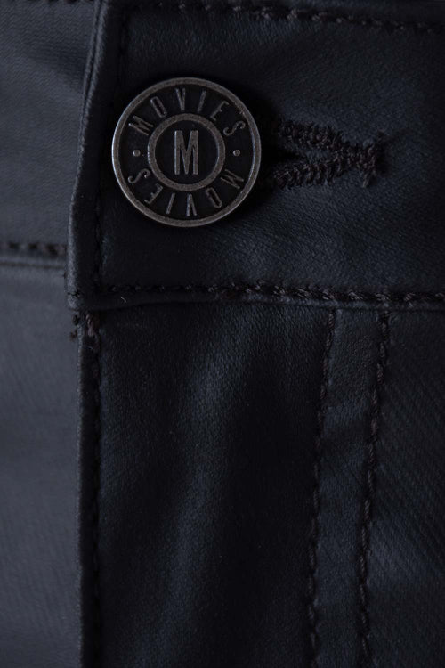 Card slide image -  PANTALÓN DE MOVIES NEGRO EFECTO CUERO PARA MUJER